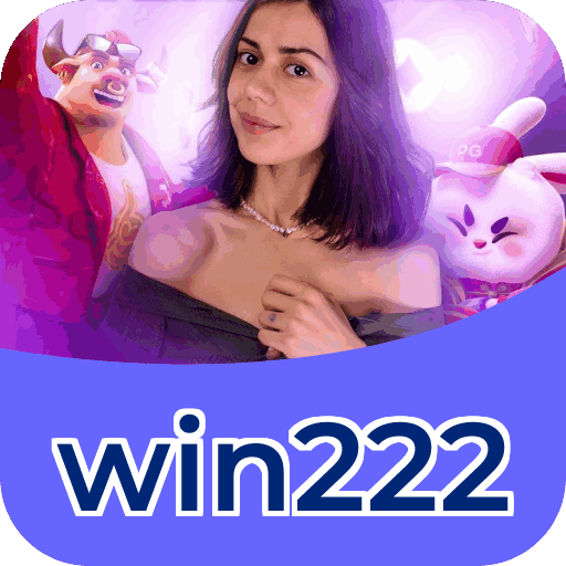 Interface do aplicativo win222 mostrando jogos disponíveis no iOS e Android